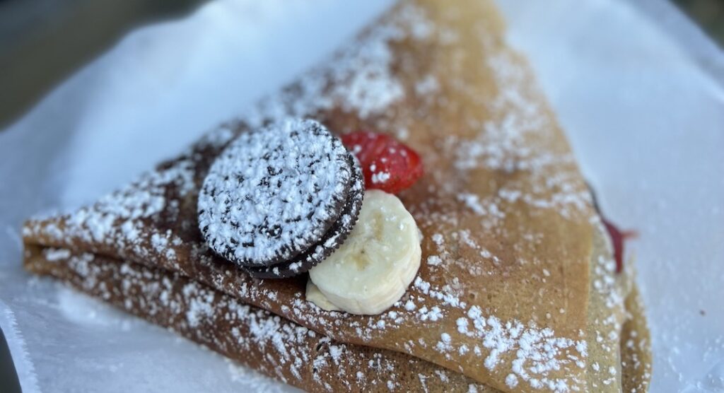 La crêpe "Cookie and cream"